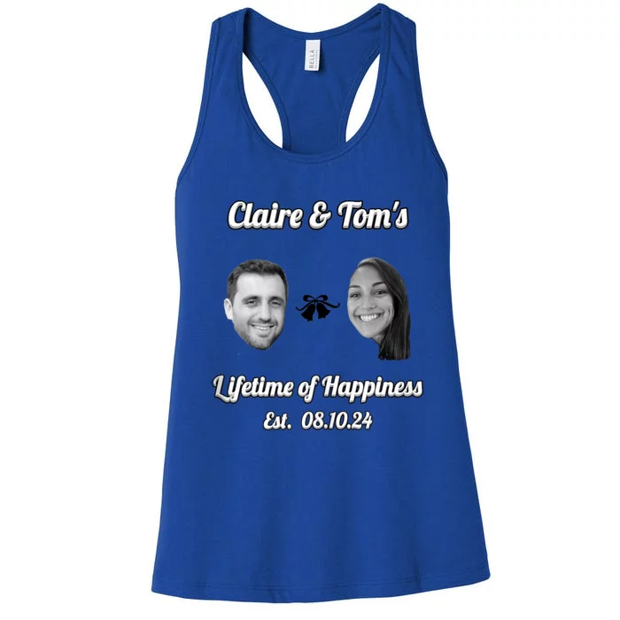 Claire & TomS Lifetime Of Happiness Women's Racerback Tank