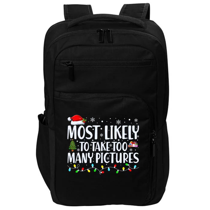 Christmas Tree Lights Most Likely To Take Too Y Pictures Gift Impact Tech Backpack