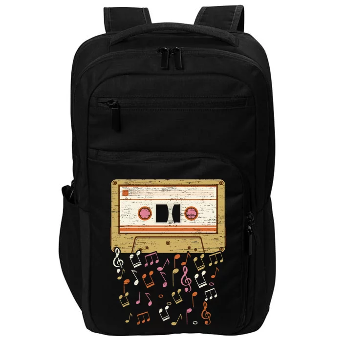 Cassette Tape Music Lover National Retro Day Cute Gift Impact Tech Backpack