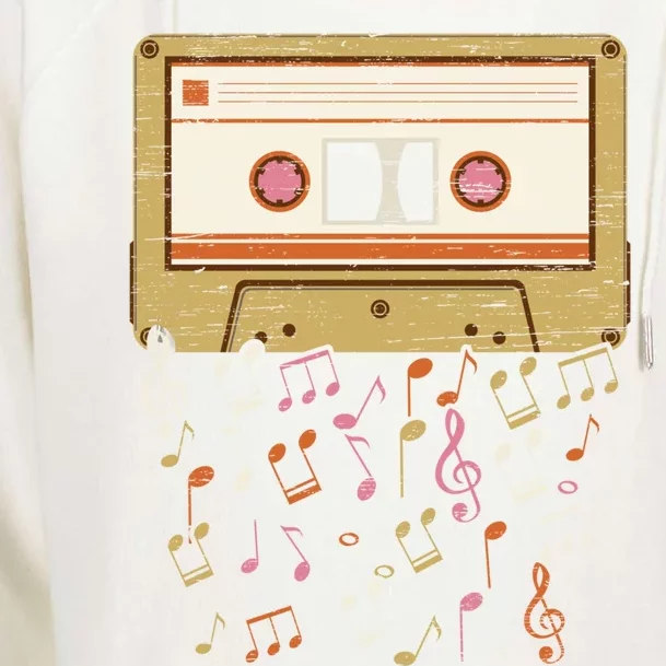 Cassette Tape Music Lover National Retro Day Cute Gift Womens Funnel Neck Pullover Hood