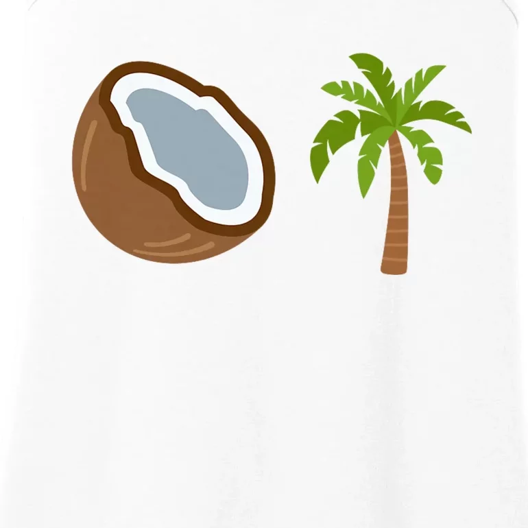 Coconut Tree Meme Patriotic Kamala Statement Usa Democrat Ladies Essential Tank