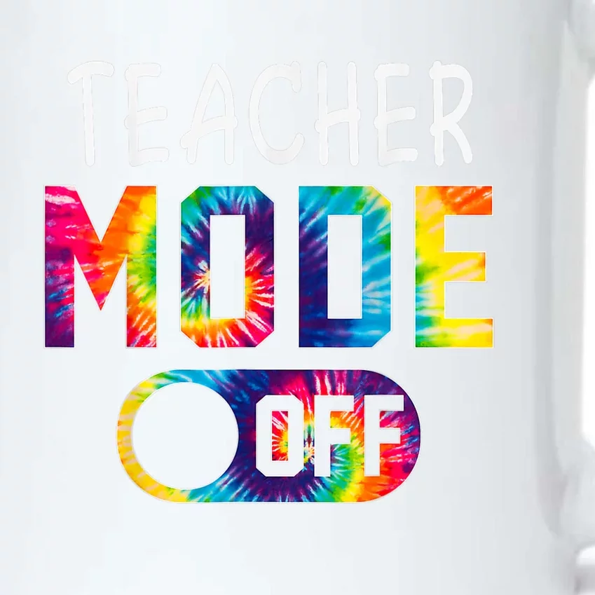 CTE Teacher Mode Off Happy Last Day Of School Tie Dye Summer Black Color Changing Mug