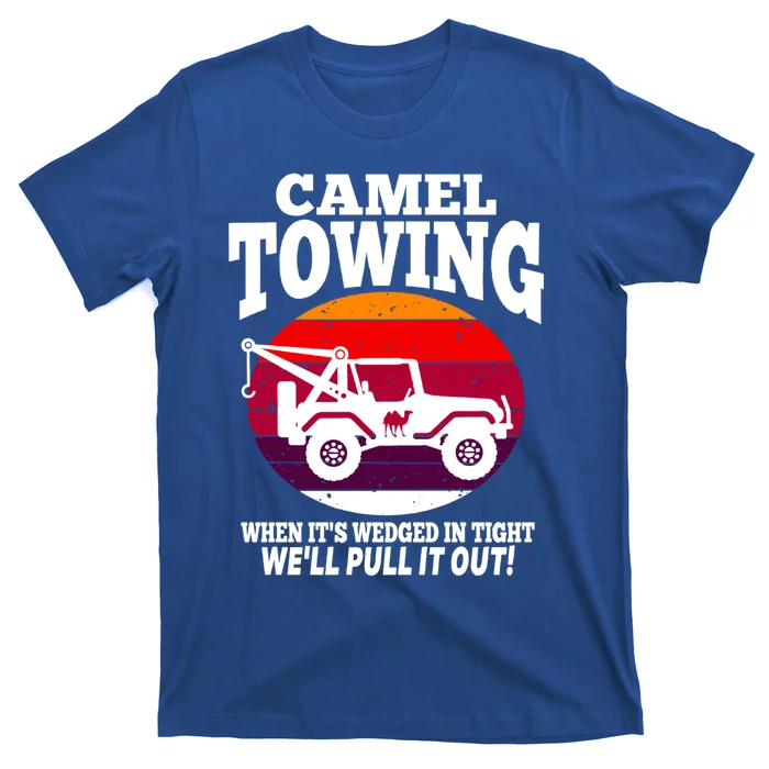 Camel Towing Meaningful Gift Funny Retro Camel Towing Funny Halloween Great Gift T-Shirt