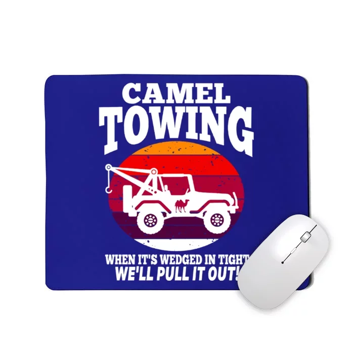 Camel Towing Meaningful Gift Funny Retro Camel Towing Funny Halloween Great Gift Mousepad