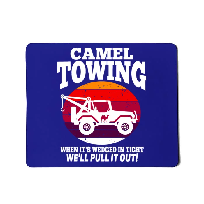 Camel Towing Meaningful Gift Funny Retro Camel Towing Funny Halloween Great Gift Mousepad