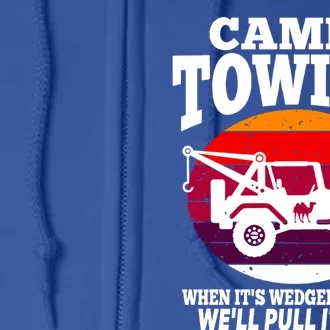 Camel Towing Meaningful Gift Funny Retro Camel Towing Funny Halloween Great Gift Full Zip Hoodie