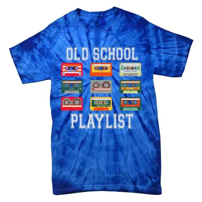 Cassette Tapes Mixtapes 1980s Radio Music Old School Tie-Dye T-Shirt