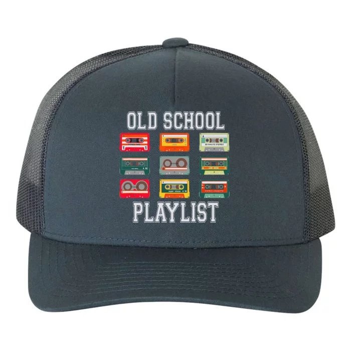 Cassette Tapes Mixtapes 1980s Radio Music Old School Yupoong Adult 5-Panel Trucker Hat