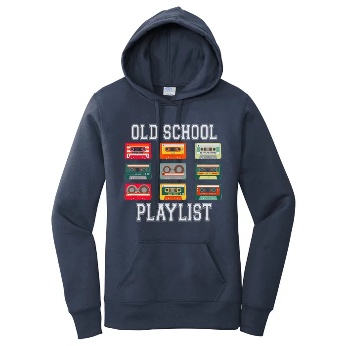 Cassette Tapes Mixtapes 1980s Radio Music Old School Women's Pullover Hoodie