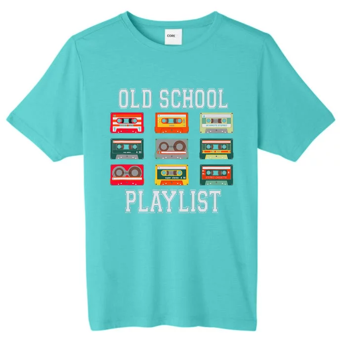 Cassette Tapes Mixtapes 1980s Radio Music Old School ChromaSoft Performance T-Shirt