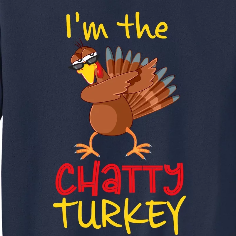 Chatty Turkey Matching Family Group Thanksgiving Party Sweatshirt