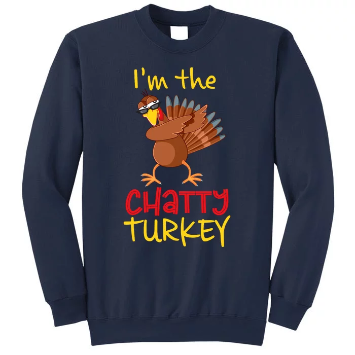 Chatty Turkey Matching Family Group Thanksgiving Party Sweatshirt