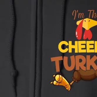 Cheeky Turkey Matching Family Group Thanksgiving Gifts Full Zip Hoodie