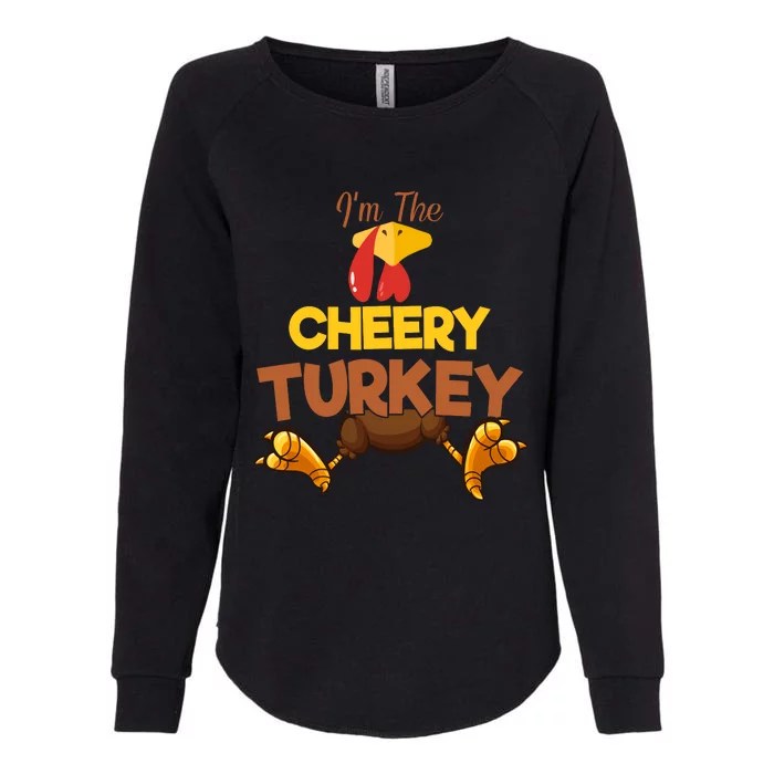 Cheery Turkey Matching Family Group Thanksgiving Gifts Womens California Wash Sweatshirt