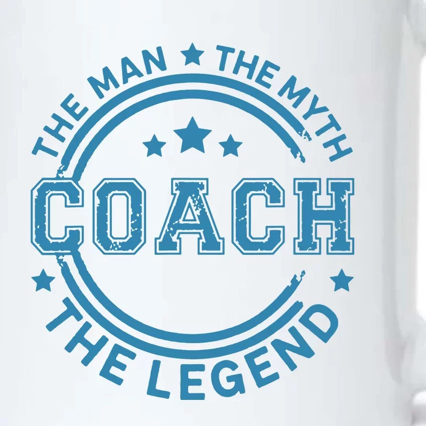 Coach The Man The Myth The Legend Men Coach Gift Black Color Changing Mug