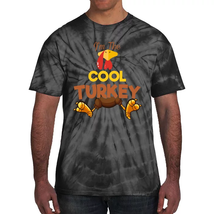 Cool Turkey Matching Family Group Thanksgiving Gifts Tie-Dye T-Shirt