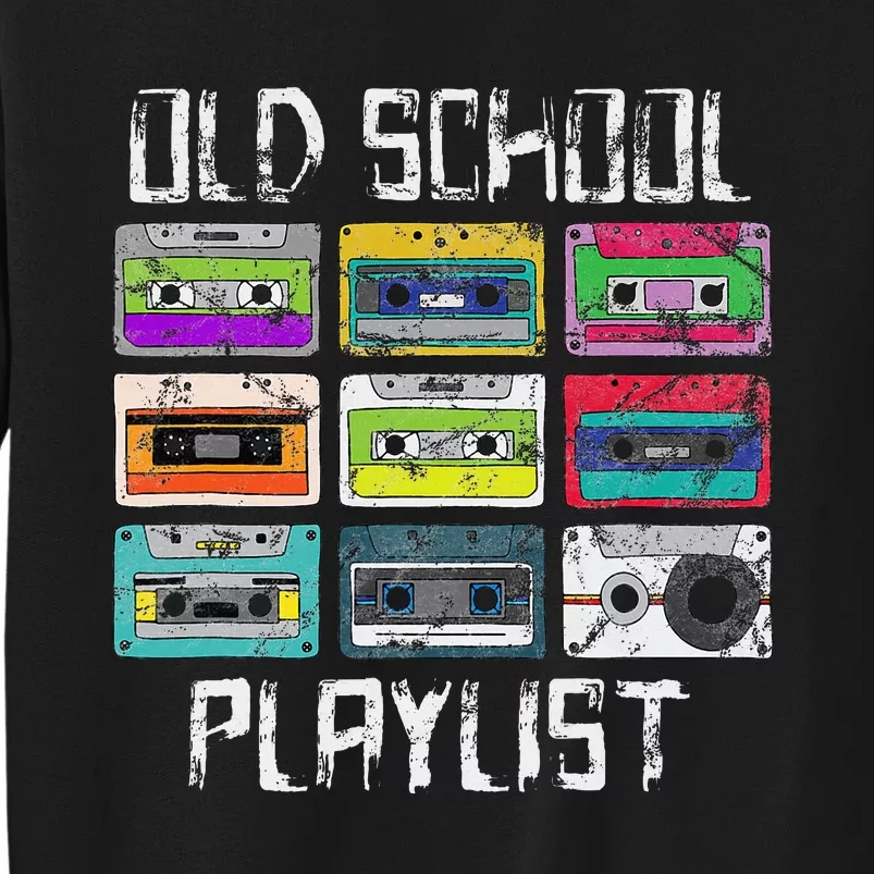 Cassette Tape Music Retro 80s Playlist Sweatshirt