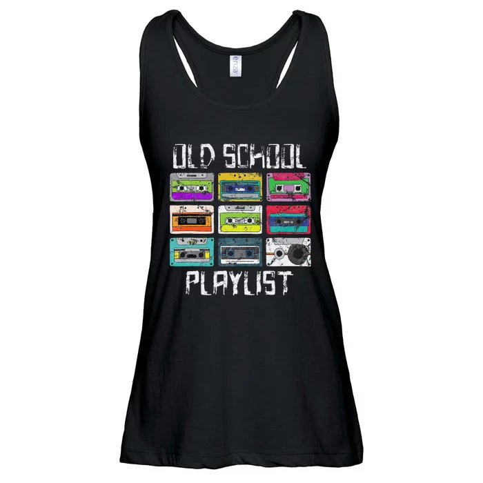 Cassette Tape Music Retro 80s Playlist Ladies Essential Flowy Tank