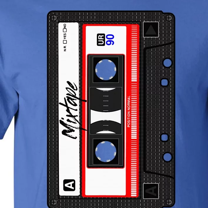 Cassette Tape Music Mix Audio 90s Party 80s Outfit Cassette Tall T-Shirt