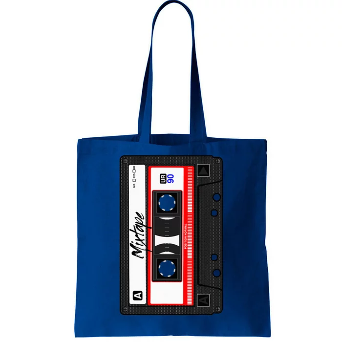 Cassette Tape Music Mix Audio 90s Party 80s Outfit Cassette Tote Bag