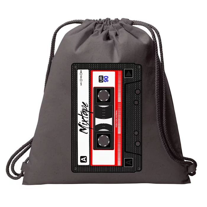 Cassette Tape Music Mix Audio 90s Party 80s Outfit Cassette Drawstring Bag