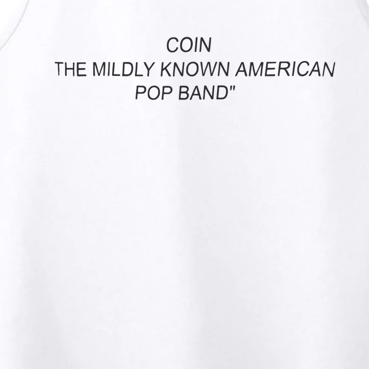 Coin The Mildly Known American Pop Band Performance Tank