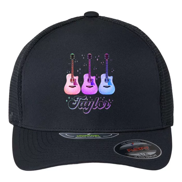 Cute Taylor Music Fan Lover Flexfit Unipanel Trucker Cap