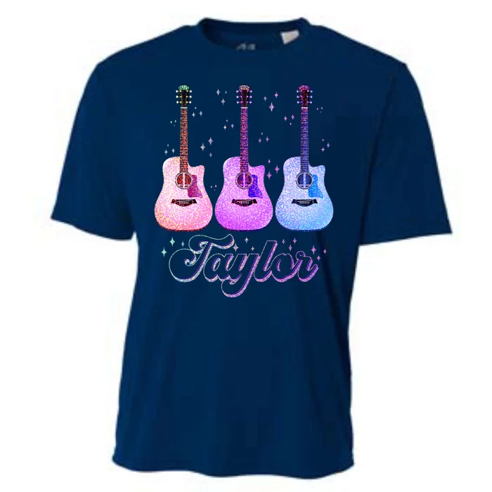 Cute Taylor Music Fan Lover Cooling Performance Crew T-Shirt