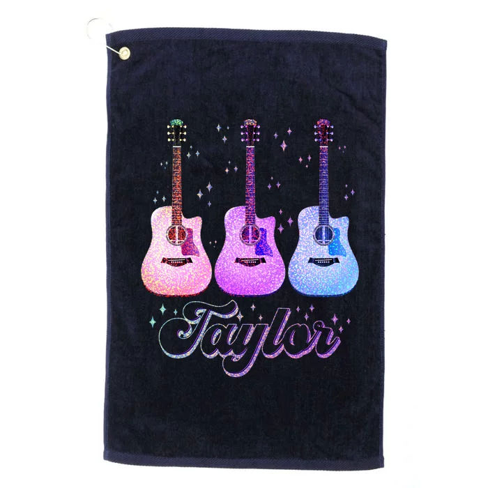 Cute Taylor Music Fan Lover Platinum Collection Golf Towel