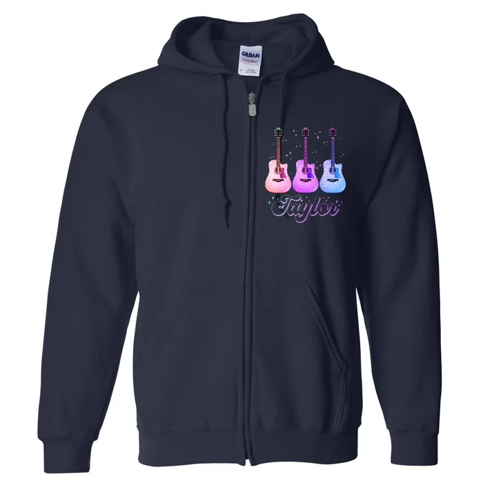 Cute Taylor Music Fan Lover Full Zip Hoodie