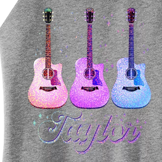 Cute Taylor Music Fan Lover Women’s Perfect Tri Rocker Tank