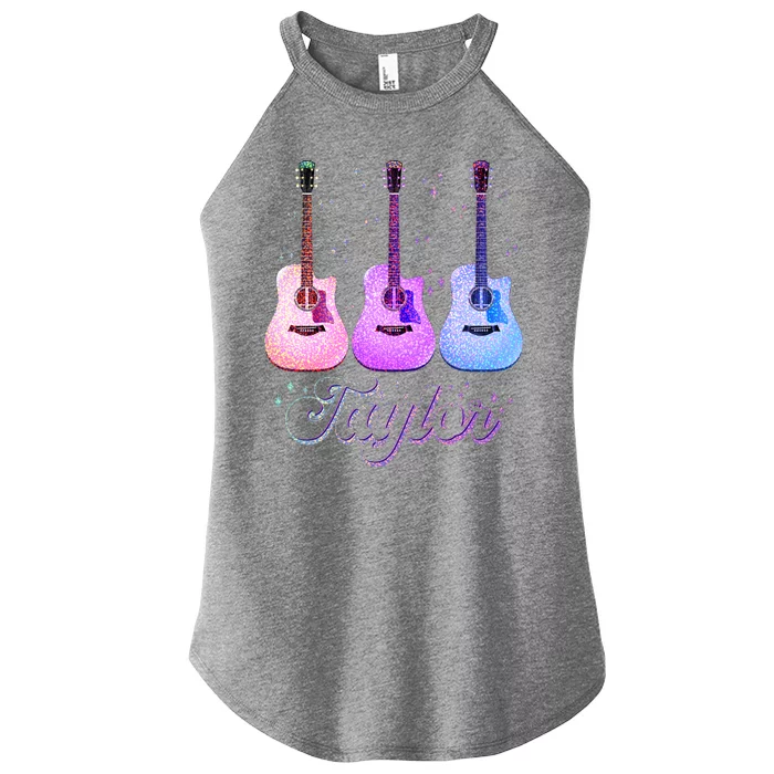 Cute Taylor Music Fan Lover Women’s Perfect Tri Rocker Tank