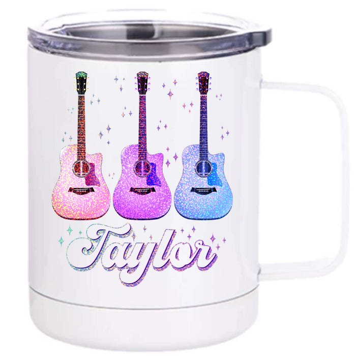 Cute Taylor Music Fan Lover Front & Back 12oz Stainless Steel Tumbler Cup