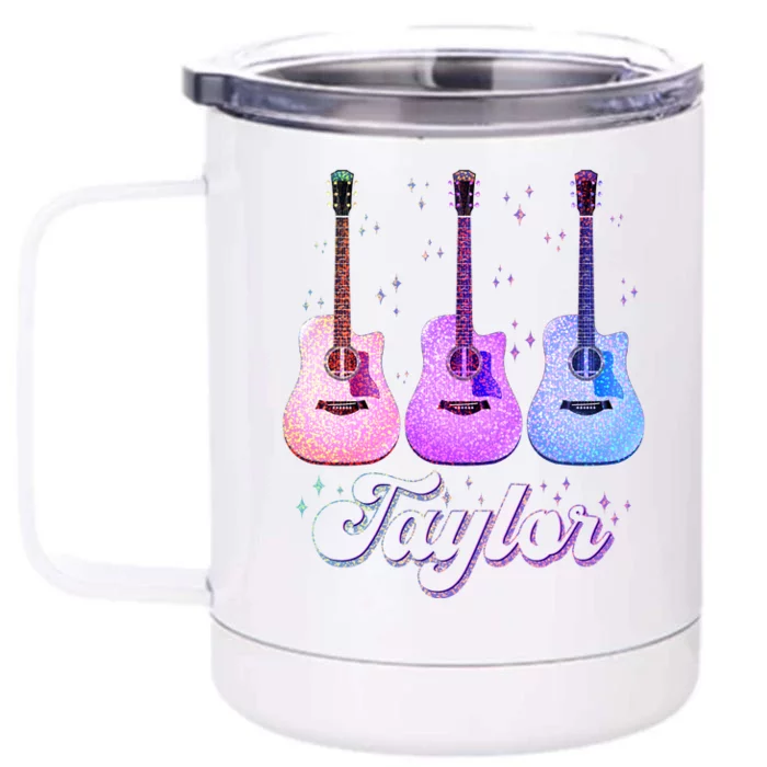 Cute Taylor Music Fan Lover Front & Back 12oz Stainless Steel Tumbler Cup