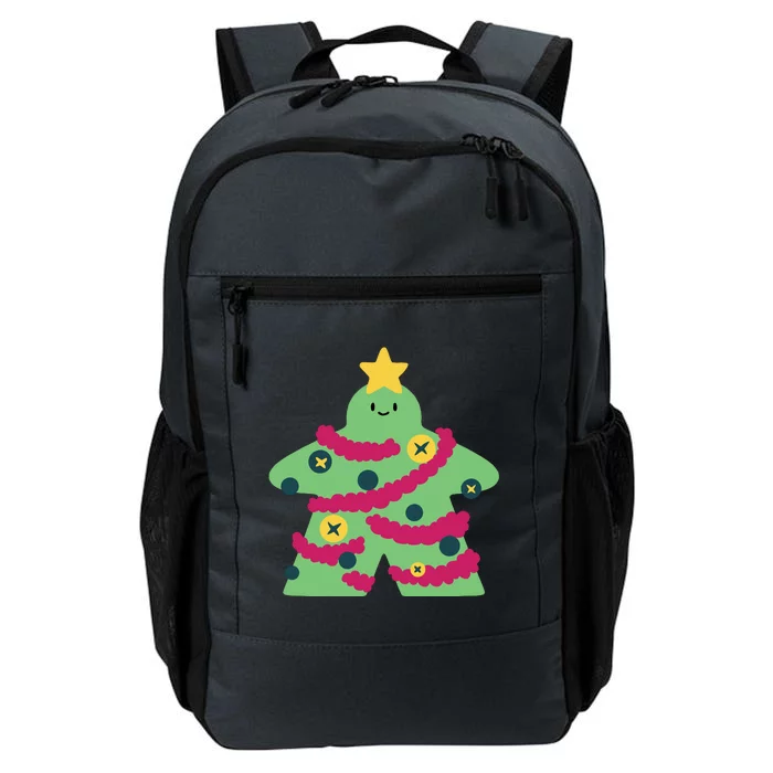 Christmas Tree Meeple Daily Commute Backpack