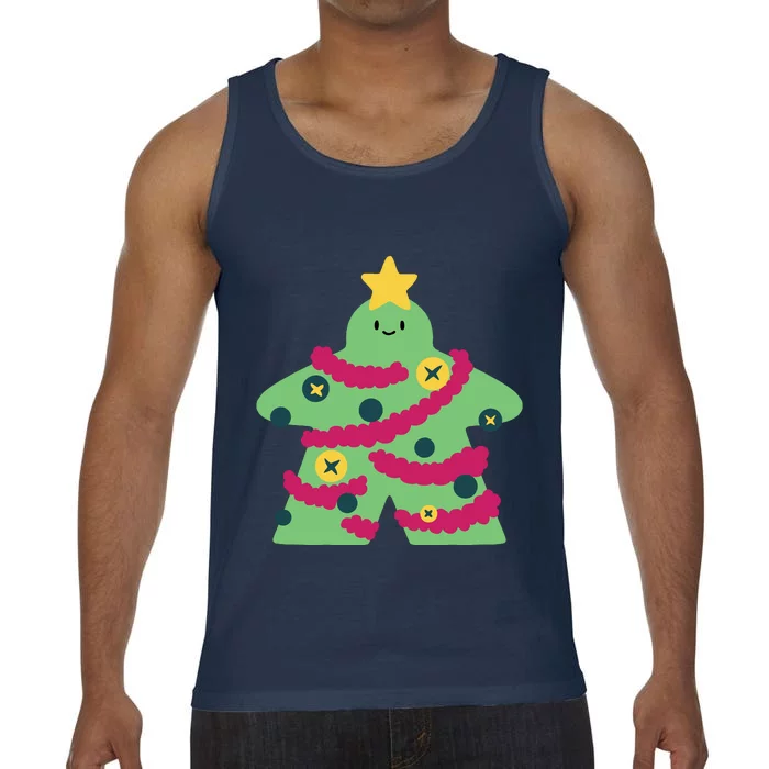 Christmas Tree Meeple Comfort Colors® Tank Top