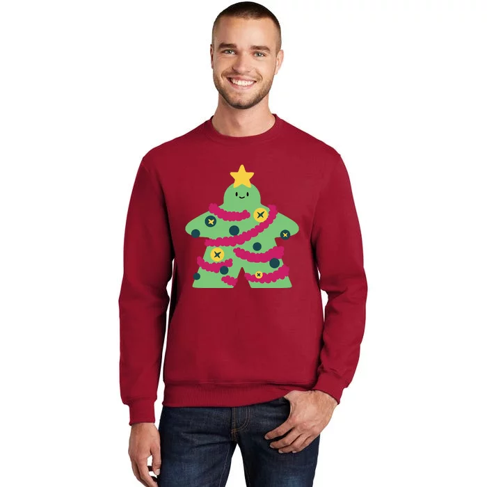 Christmas Tree Meeple Sweatshirt