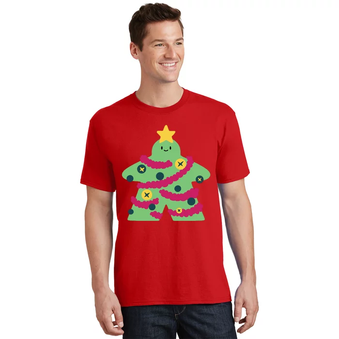 Christmas Tree Meeple T-Shirt