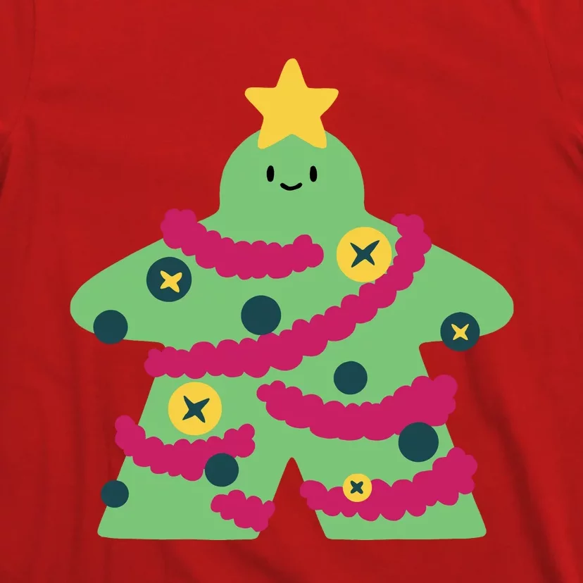 Christmas Tree Meeple T-Shirt