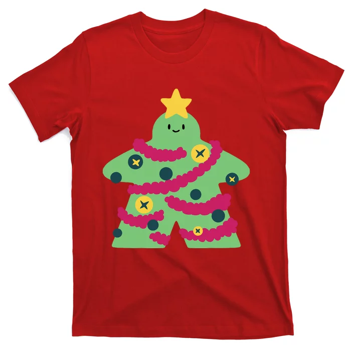 Christmas Tree Meeple T-Shirt