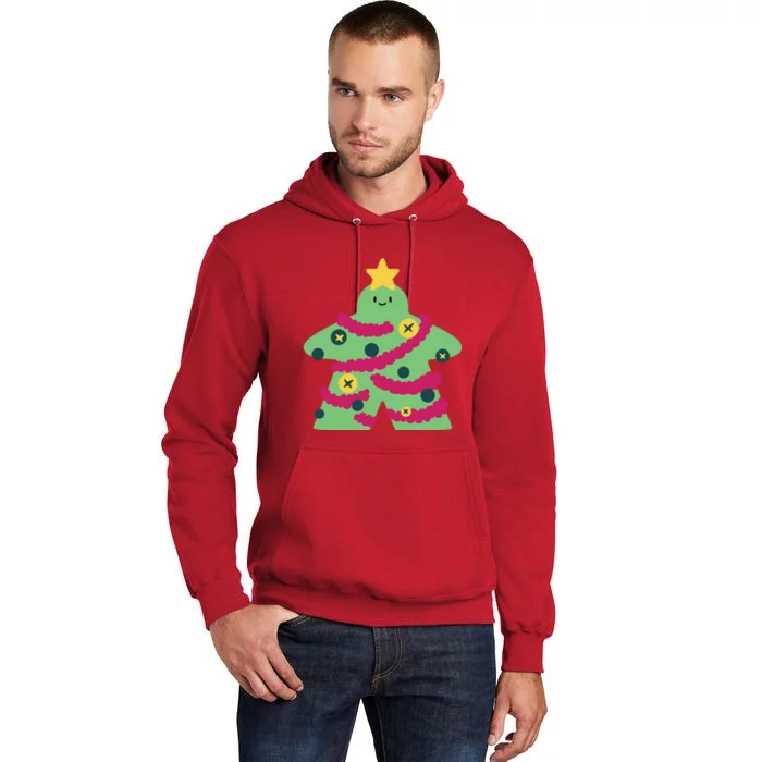 Christmas Tree Meeple Tall Hoodie