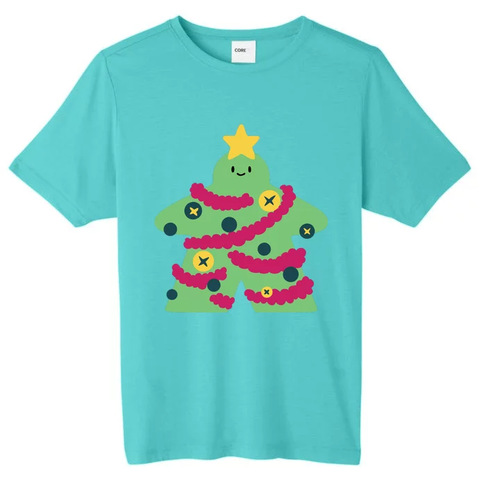 Christmas Tree Meeple ChromaSoft Performance T-Shirt