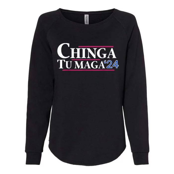 Chinga Tu Maga Womens California Wash Sweatshirt