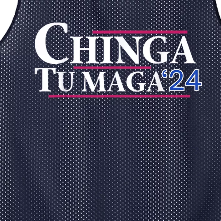 Chinga Tu Maga Mesh Reversible Basketball Jersey Tank