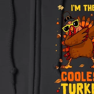 Coolest Turkey Matching Family Group Thanksgiving Party Pj Full Zip Hoodie