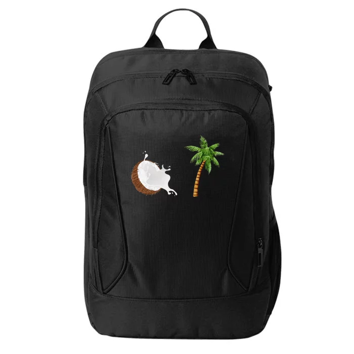 Coconut Tree Meme Patriotic Kamala Statement Usa Democrat City Backpack