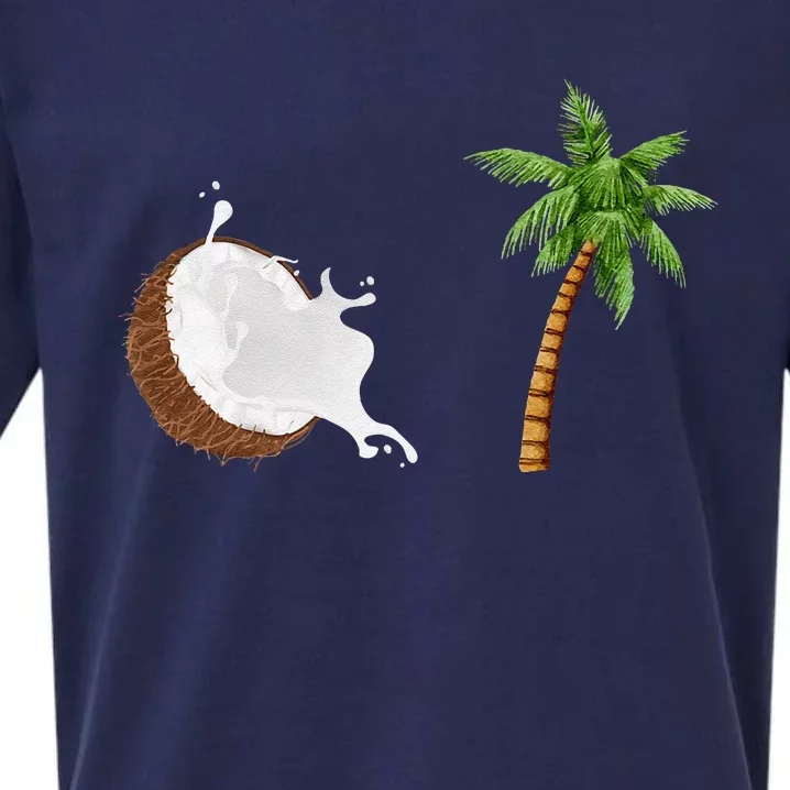 Coconut Tree Meme Patriotic Kamala Statement Usa Democrat Sueded Cloud Jersey T-Shirt