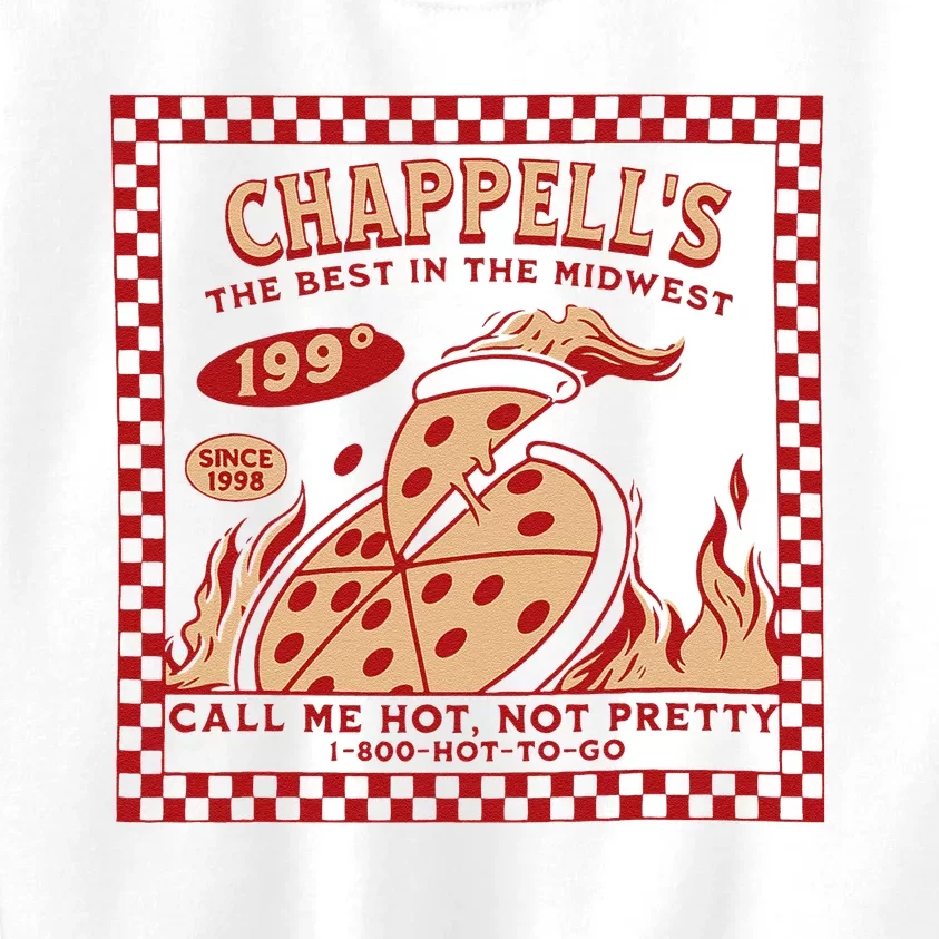 Chappell The Midwest Call Me Hot Retro Pizza Hot To Go Gift Kids Sweatshirt