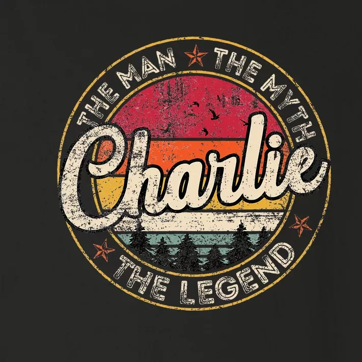 Charlie The Man The Myth The Legend Personalized Name Toddler Long Sleeve Shirt