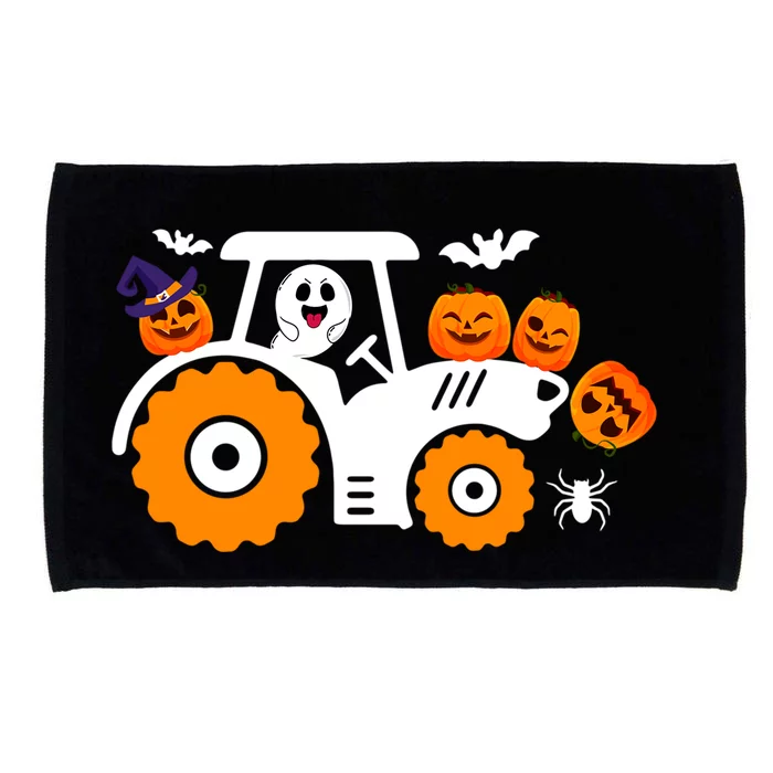 Cute Truck Monster Boo Ghosgift Funny Pumpkin Halloween Great Gift Microfiber Hand Towel